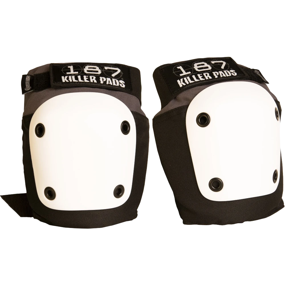 187 FLY KNEE PADS M-GREY/BLACK W/WHT 3 187 FLY KNEE PADS M-GREY/BLACK W/WHT