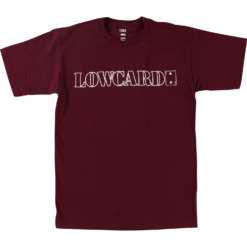 LOWCARD STANDARD LINE SS S-MAROON/WHT