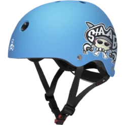Triple 8 T8 LIL 8 HELMET STAAB NEON BLUE MATTE Cpsc