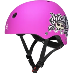 Triple 8 T8 LIL 8 HELMET STAAB NEON PINK MATTE Cpsc