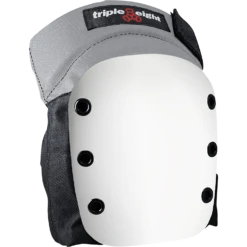 TRIPLE 8 STREET KNEE PAD S-BLACK W/WHT CAP
