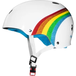 Triple 8 T8 CERTIFIED SWEATSAVER XS/S-WHT/RAINBOW SPARKLE