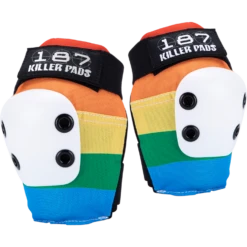 187 SLIM ELBOW PADS XS-RAINBOW