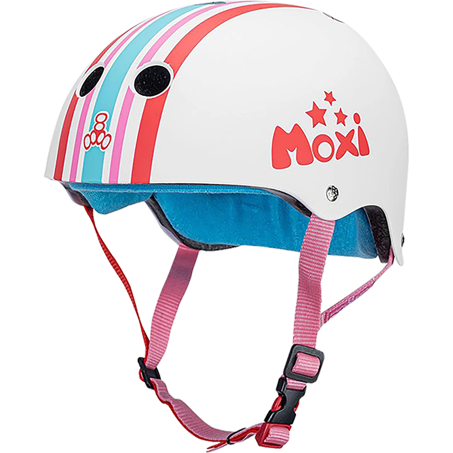 Triple 8 T8 CERTIFIED SWEATSAVER L/XL-MOXI STRIPEY WHT 3 Triple 8 T8 CERTIFIED SWEATSAVER L/XL-MOXI STRIPEY WHT