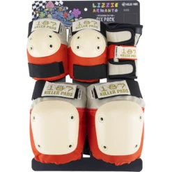 187 6-PACK PAD SET L/XL-LIZZIE ORANGE