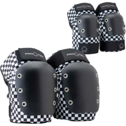 Pro-Tec PROTEC KNEE/ELBOW OPEN BACK COMBO SET L-CHECKER