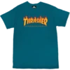 THRASHER FLAME SS L-GALAPAGOS BLUE -Outlet Sport Top Bottom Store 1626174338222 4TTHR0FLAM3B5YR