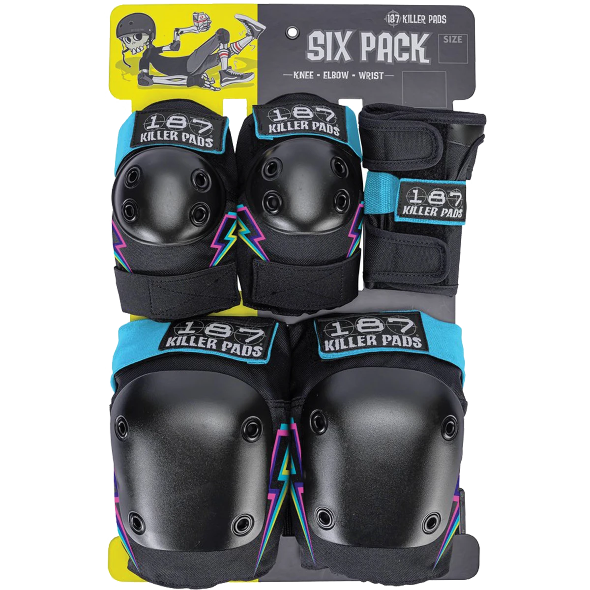 187 6-PACK PAD SET S/M-ELECTRIC BOLT 3 187 6-PACK PAD SET S/M-ELECTRIC BOLT