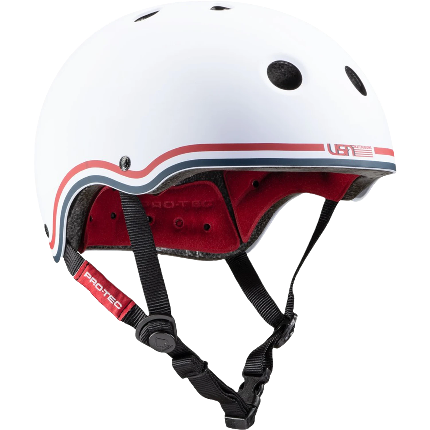 Pro-Tec PROTEC(CPSC)CLASSIC USA WHITE-XS HELMET 3 Pro-Tec PROTEC(CPSC)CLASSIC USA WHITE-XS HELMET