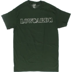 LOWCARD STANDARD OUTLINE SS L-FOREST GRN/WHT