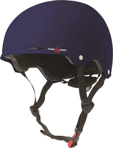 Triple 8 T8 GOTHAM HELMET XS/S-BLUE MATTE RUBBER Cpsc/astm 3 Triple 8 T8 GOTHAM HELMET XS/S-BLUE MATTE RUBBER Cpsc/astm