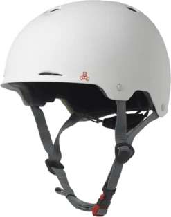 Triple 8 T8 GOTHAM HELMET XS/S-WHITE MATTE RUBBER Cpsc/astm