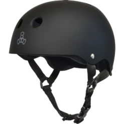 Triple 8 T8 HELMET BLK RUBBER/BLK XL