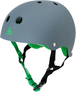 Triple 8 T8 HELMET CARBON RUBBER/GRN S