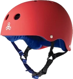 Triple 8 T8 HELMET RED RUBBER/BLUE M
