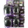 187 6-PACK PAD SET JR-STAAB PUR/BLK -Outlet Sport Top Bottom Store 3B1876PACKSTBUK
