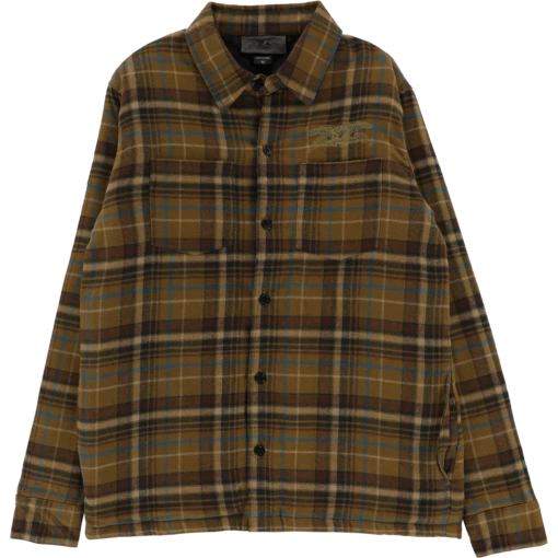 AH BASIC EAGLE FLANNEL JACKET M-MULTI -Outlet Sport Top Bottom Store 4EANTB402005309