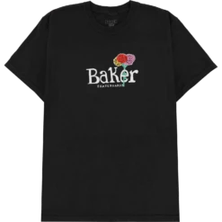 BAKER FLEURS WASH SS M-BLK