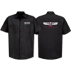 BRAND-X WINGS SS BUTTON UP WORK SHIRT L-BLK 2 BRAND-X WINGS SS BUTTON UP WORK SHIRT L-BLK -Outlet Sport Top Bottom Store 4TBRX1WINGWK3KK