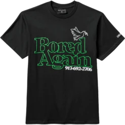 CALL ME BORED AGAIN SS M-BLACK