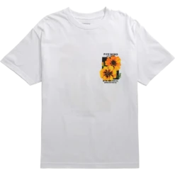 5BORO YELLOW FLOWER SS S-WHITE