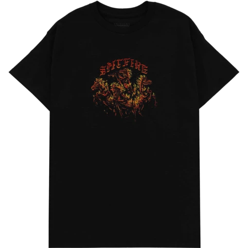 Spitfire SF APOCALYPSE SS S-BLACK -Outlet Sport Top Bottom Store 4TSFWA010101208