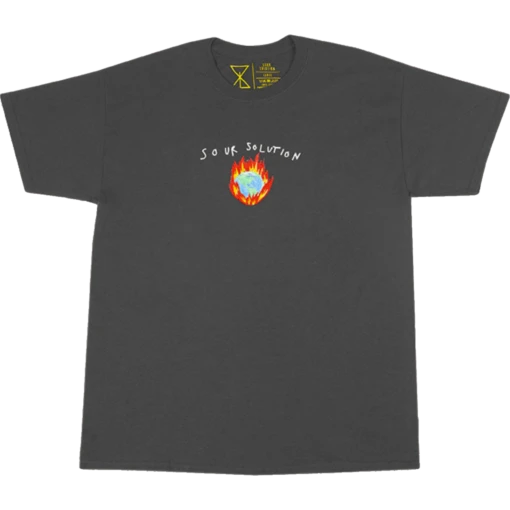 SOUR IN FLAMES SS S-HEATHER GREY -Outlet Sport Top Bottom Store 4TSOU0INFLAM1EL