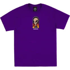 THRASHER X AWS BELIEVE SS S-PURPLE