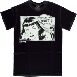 THRASHER BOYFRIEND SS L-BLACK