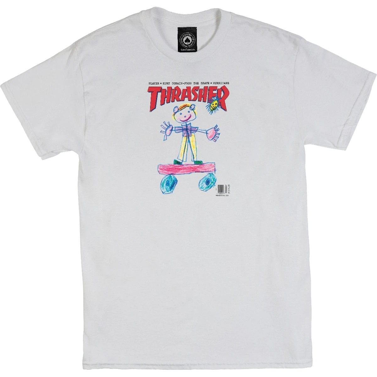 THRASHER KID COVER SS M-WHITE 3 THRASHER KID COVER SS M-WHITE