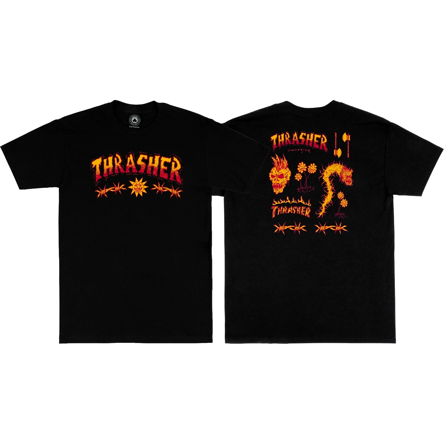 THRASHER SKETCH SS XL-BLACK 3 THRASHER SKETCH SS XL-BLACK