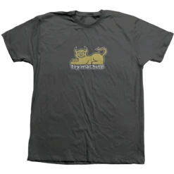 Toy Machine TM DEVIL CAT SS XL-CHARCOAL/GOLD