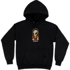 THRASHER X AWS BELIEVE HD/SWT M-BLACK