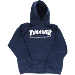 THRASHER SKATE MAG HD/SWT S-NAVY/WHT