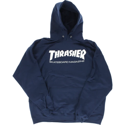 THRASHER SKATE MAG HD/SWT S-NAVY/WHT -Outlet Sport Top Bottom Store 4WTHR0SKMP1SB4W