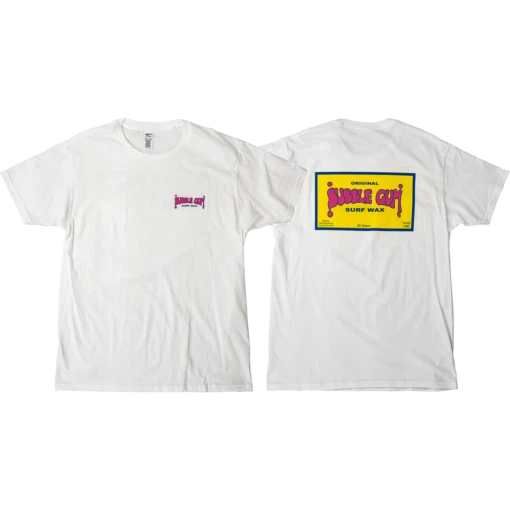 BUBBLE GUM ORIGINAL LOGO SS S-WHITE -Outlet Sport Top Bottom Store PTBUBORIGINLWW1