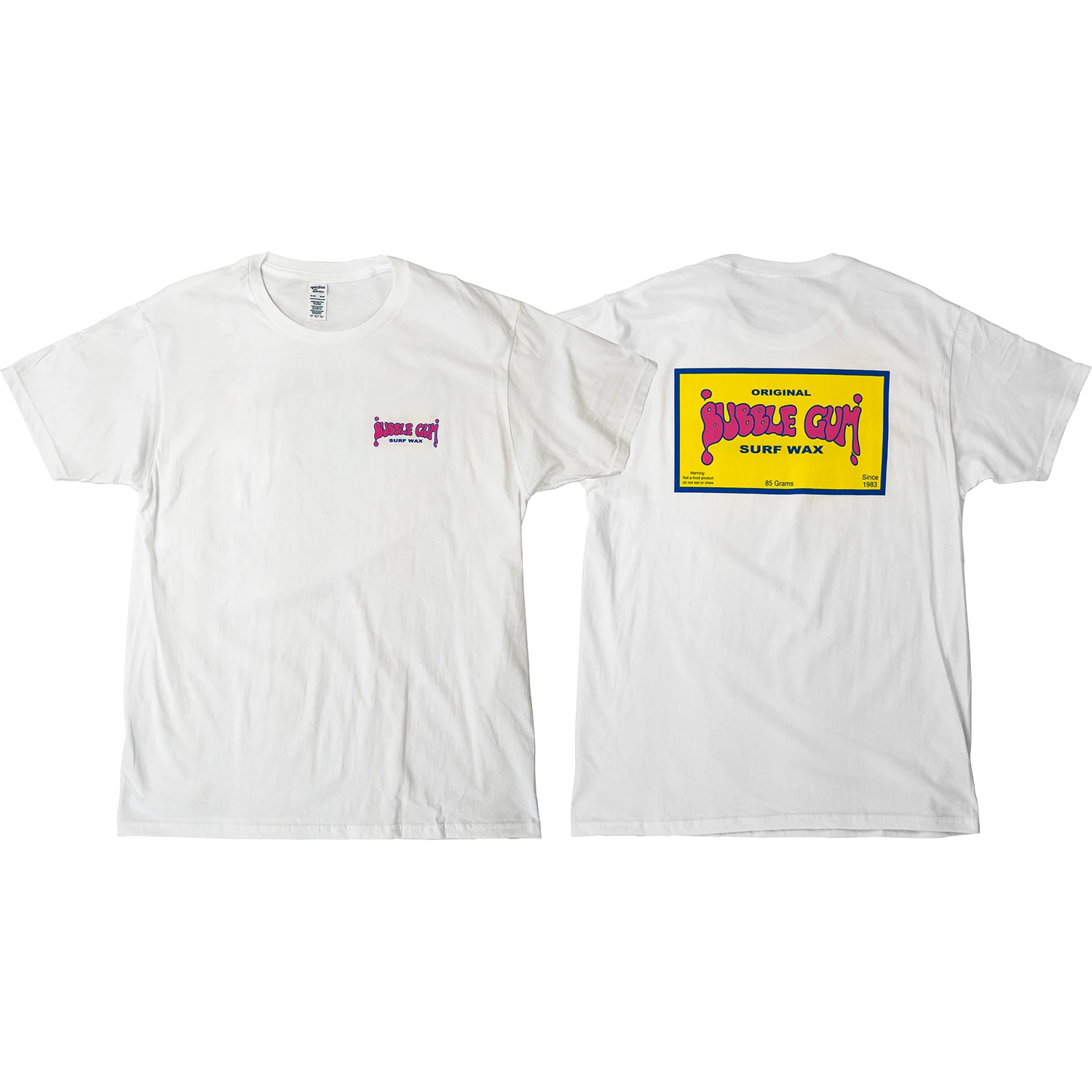 BUBBLE GUM ORIGINAL LOGO SS S-WHITE 3 BUBBLE GUM ORIGINAL LOGO SS S-WHITE